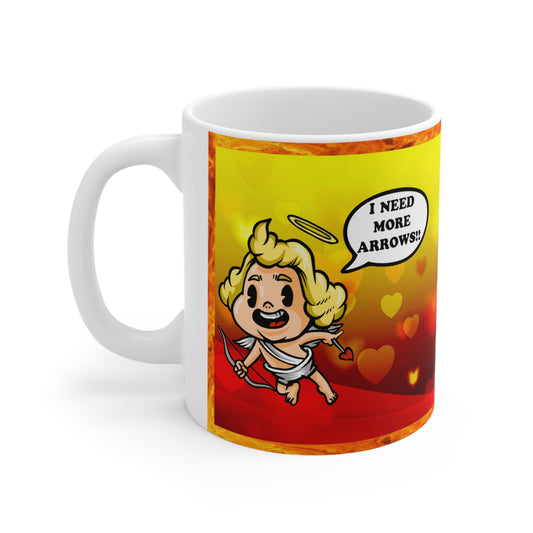 Apocalyptic Cupid - Valentine's Day Mug Left 11oz