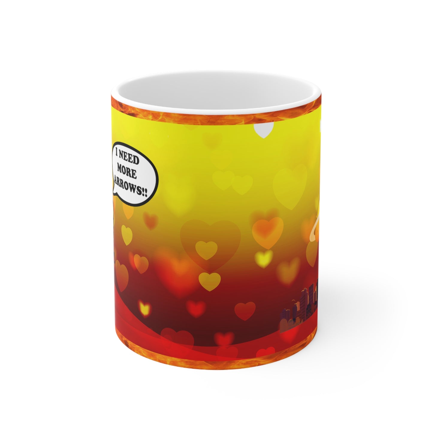 Apocalyptic Cupid - Valentine's Day Mug Left 11oz