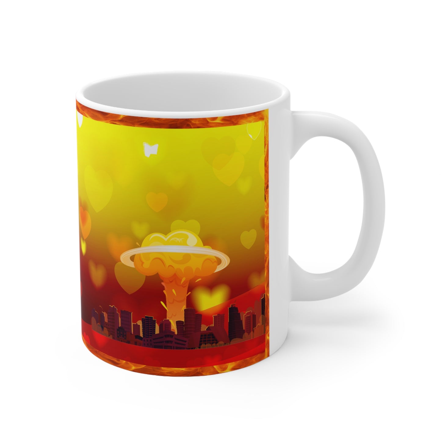 Apocalyptic Cupid - Valentine's Day Mug Left 11oz