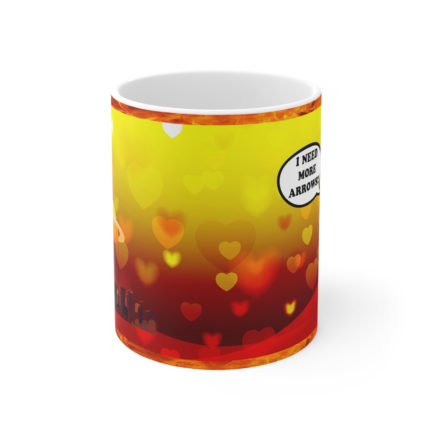 Apocalyptic Cupid - Valentine's Day Mug Right 11oz